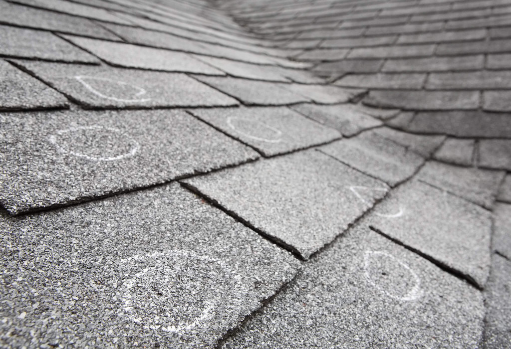 Hail Damage to Roof