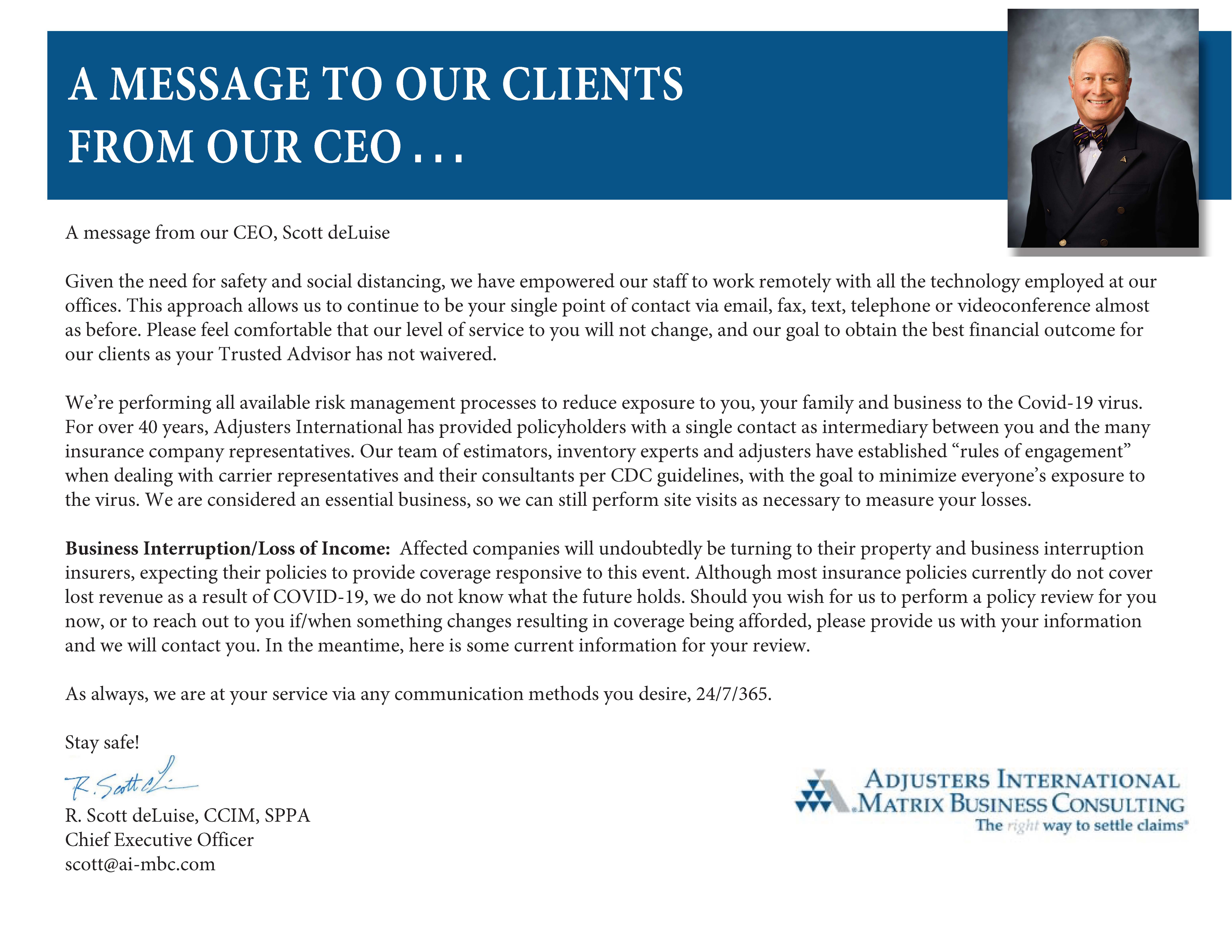 COVID 19 CEO Message FNAL mbc v2